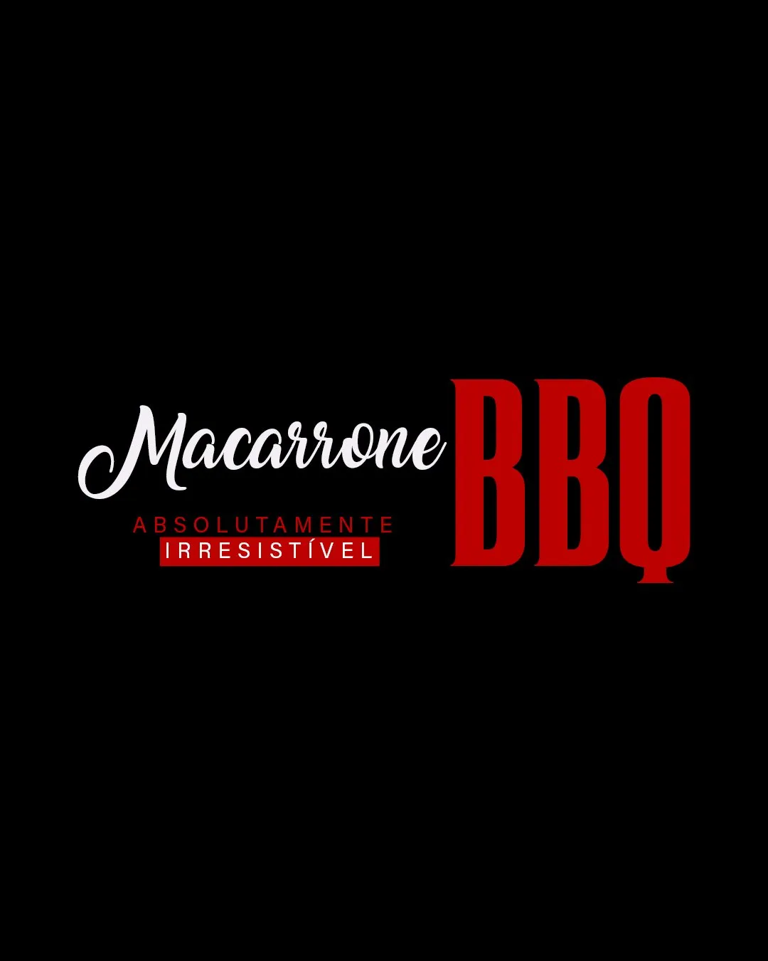Post com o logo Macarrone BBQ